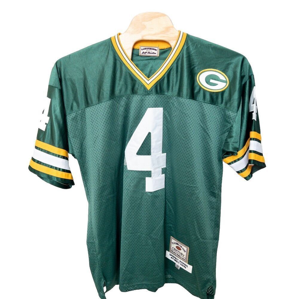 Vtg Stitched Players Of‎ The Century Green Bay Brett Favre Jersey Mens Size 54